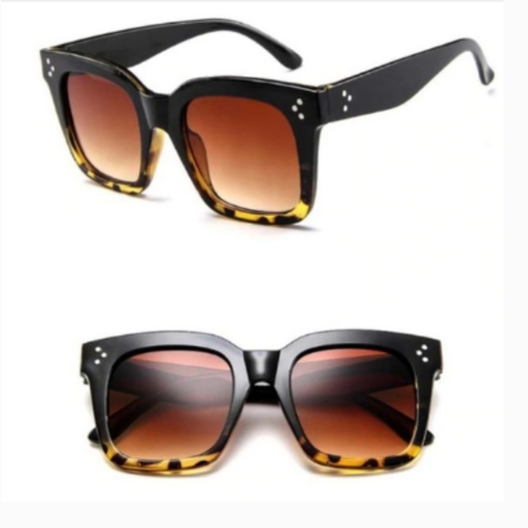 Vintage Inspired Luxe Black Leopard Sunglasses - Picture 3 of 8